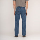 #1010 Made in USA 14 oz. Dark Stone Washed Carpenter Dungaree Jean