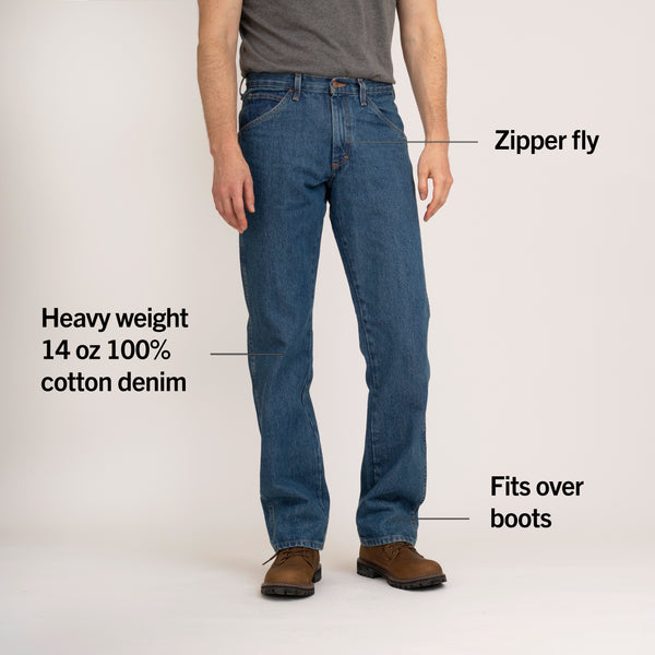 105 American Made Jeans Regular Fit 14 oz 5 Pocket Jeans Made in