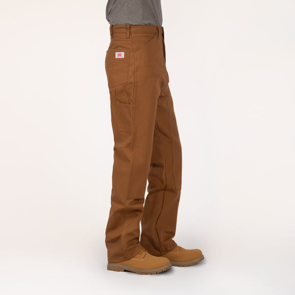 2202 Round House Made in USA Brown Duck Double Front Carpenter