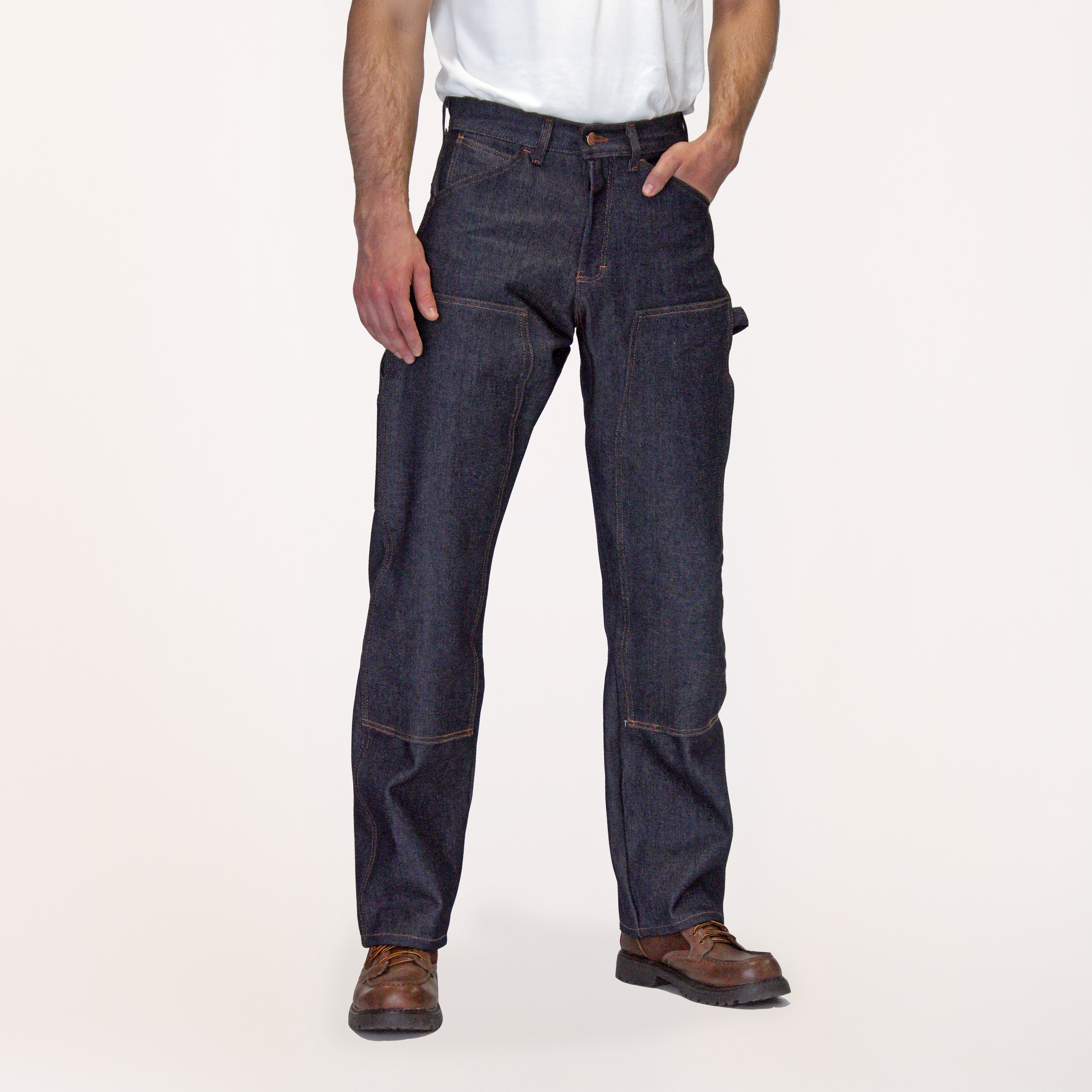 #3303 American Made Jean Double Front Carpenter Dungaree 14 oz.