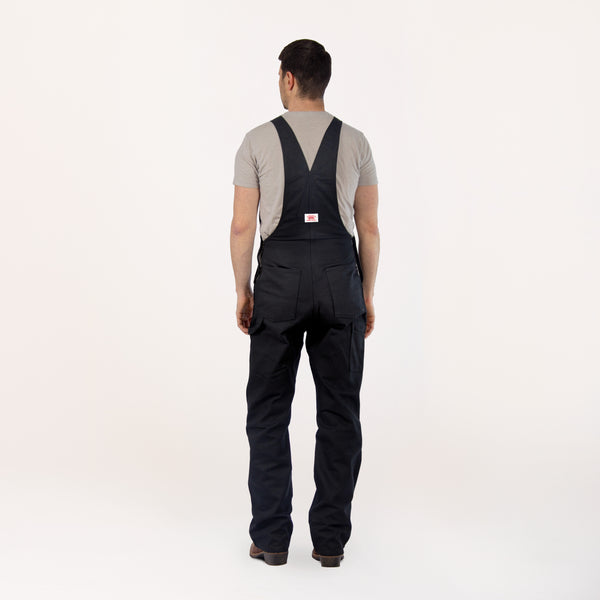 パンツ ROUND HOUSE 34x32 #383 DOUBLE KNEE BIB Round House Bib Overalls #383 Heavy Duty Black Duck Double