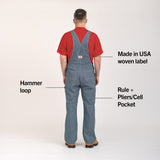 #45 Made in USA Vintage Hickory Stripe Bib Overalls