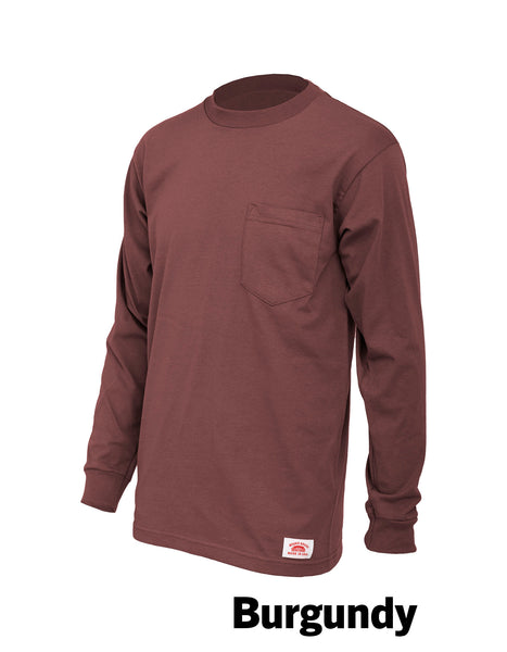 トップス JOHNBULL 26ss Like Vintage Long Sleeve T 629 Made in USA Round House Heavyweight Long Sleeve Work T-Shirt