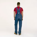 #699 Stone Washed Blue Denim Overalls - TEST
