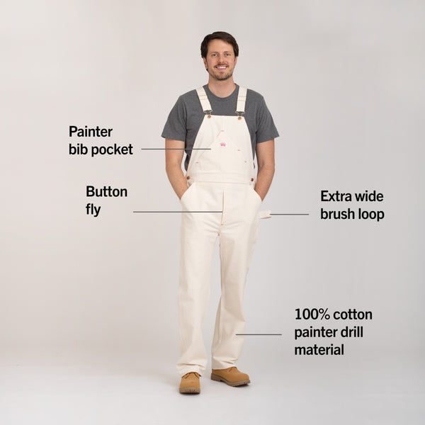 71 Round House Made in USA Painter Bib Overall – Round House