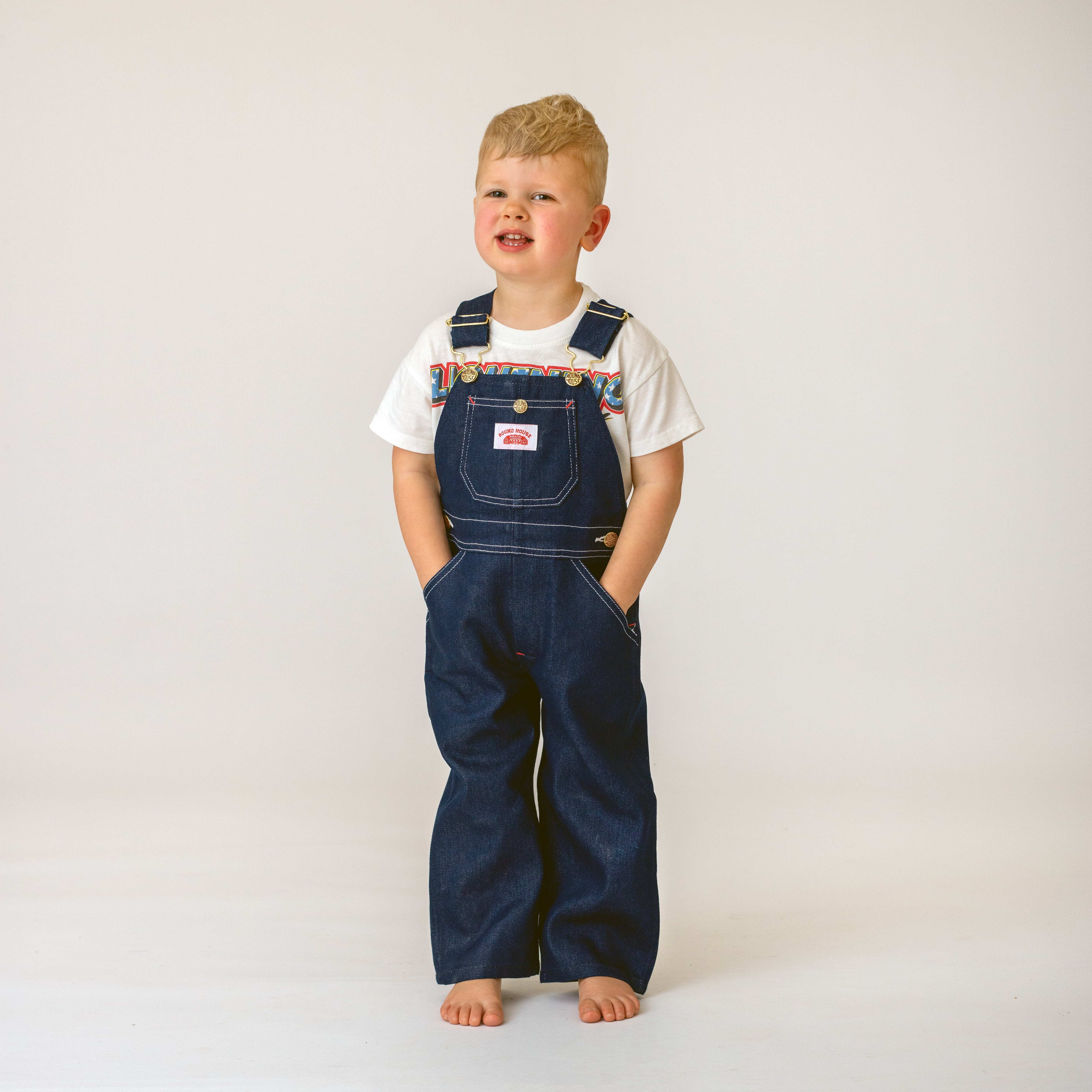 #7 Kids Premium Blue Denim Bib Overall - TEST