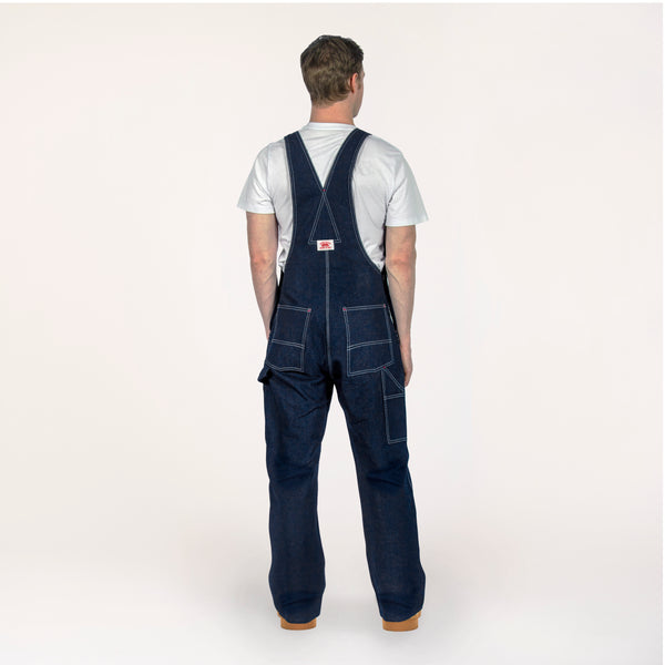 Made in USA Blue Denim Bib Overalls - Premium American