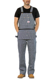 #730 Made in USA Stripe Carpenter Overall with Zip-Off Pouch