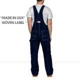 AMERICAN MADE #980 ZIPPER FLY MEN'S BIB OVERALLS MADE IN USA