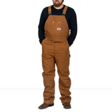 AMERICAN MADE #83 BROWN DUCK MEN'S BIB OVERALLS MADE IN USA