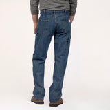#1010 Made in USA 14 oz. Dark Stone Washed Carpenter Dungaree Jean