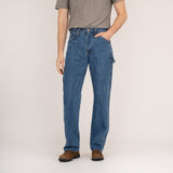 #1010 Made in USA 14 oz. Dark Stone Washed Carpenter Dungaree Jean