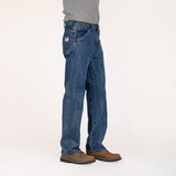 #103 Made in USA 14 oz. Dark Stone Washed RELAXED FIT Everyday 5 Pocket Jean