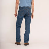 #105 American Made Jean REGULAR FIT 14 oz. Dark Stone Washed Five Pocket Jean