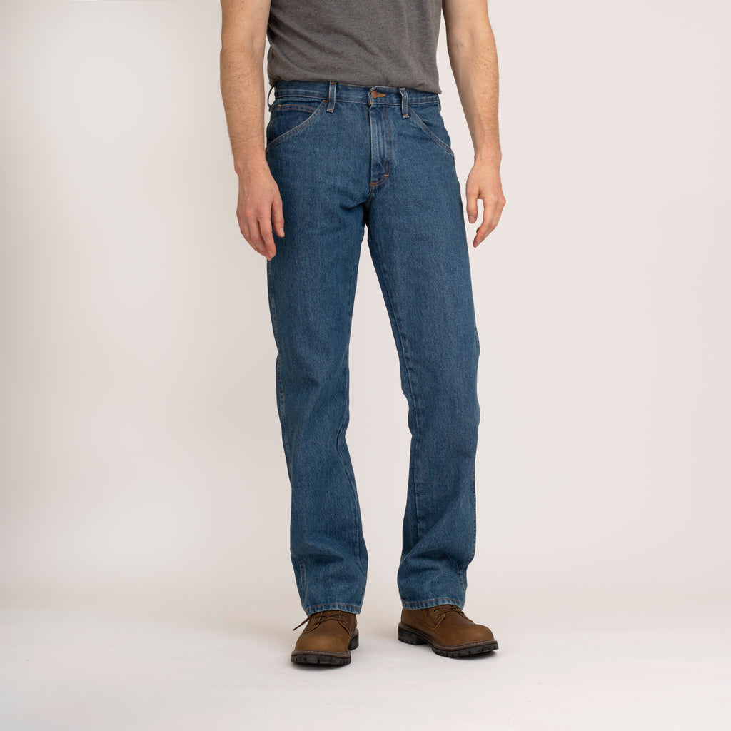 #105 American Made Jean REGULAR FIT 14 oz. Dark Stone Washed Five Pocket Jean
