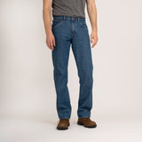 #105 American Made Jean REGULAR FIT 14 oz. Dark Stone Washed Five Pocket Jean