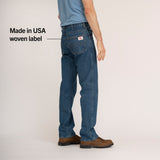 #105 American Made Jean REGULAR FIT 14 oz. Dark Stone Washed Five Pocket Jean