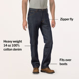 #147 American Made Jean Rigid Unwashed 14 oz. Everyday Five Pocket Jean