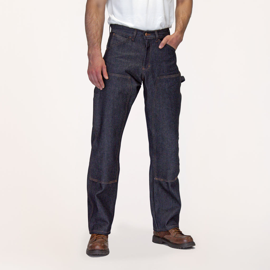 #3303 American Made Jean Double Front Carpenter Dungaree 14 oz.