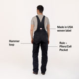 #383 Made in USA Heavy Duty Black Duck Bib Overalls