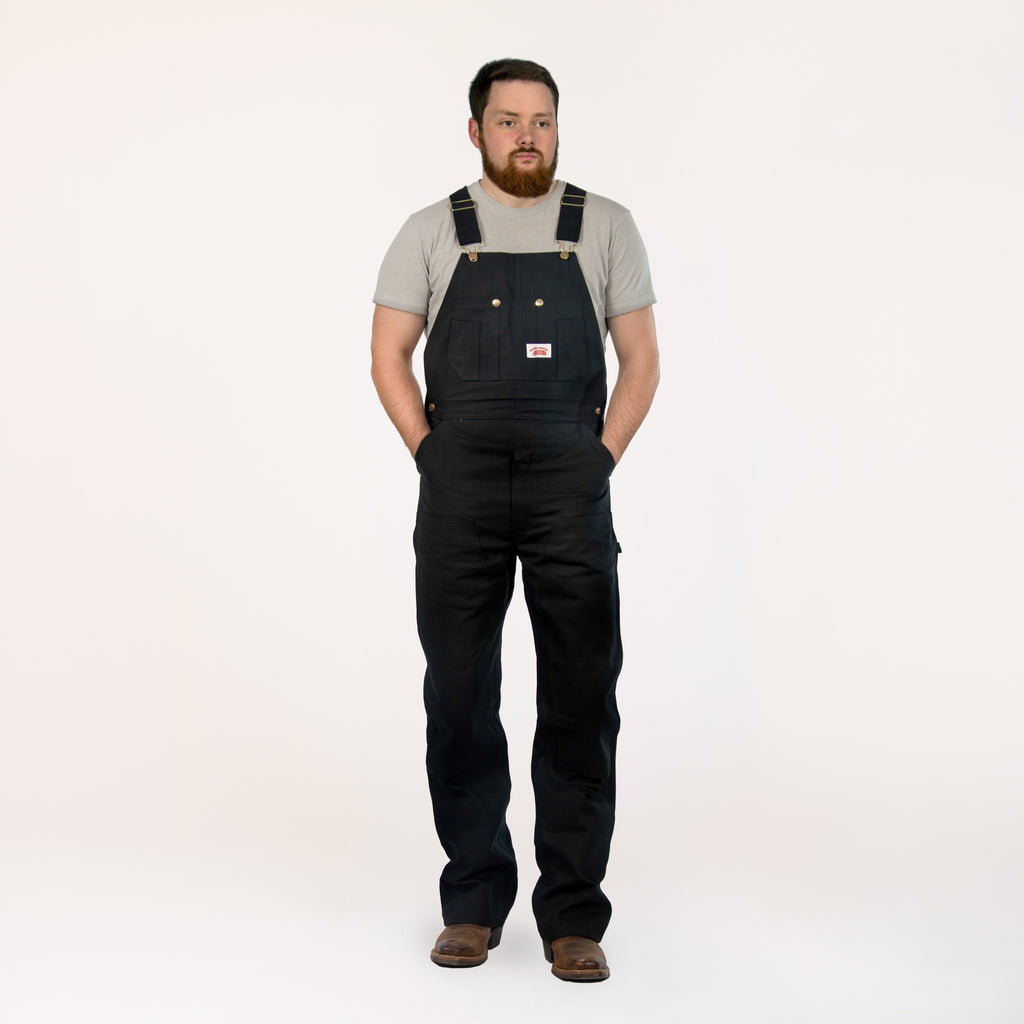 #383 Made in USA Heavy Duty Black Duck Bib Overalls