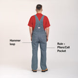 #45 Vintage Hickory Stripe Bib Overalls - TEST