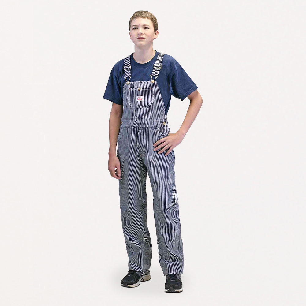 #63 Made in USA Superior Youth Stripe Bib Overall