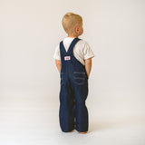 #7 Made in USA Kids Premium Blue Denim Bib Overall