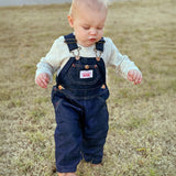 #7 Kids Premium Blue Denim Bib Overall