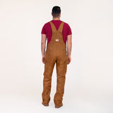 #83 Made in USA Heavy Duty Brown Duck Bib Overalls