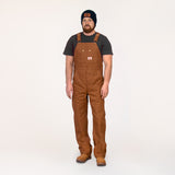 #83 Made in USA Heavy Duty Brown Duck Bib Overalls