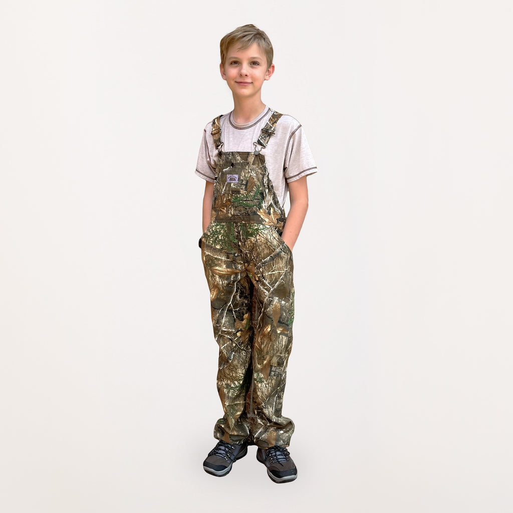 #951 Made in USA Boys Realtree Camo Bib Overall