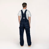 #966/#980 Made in USA Zipper Fly Blue Denim Bib Overalls