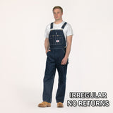 IRREGULAR #966/#980 Made in USA MenClassic Blue Denim Bib Overalls - SECOND, NO RETURNS