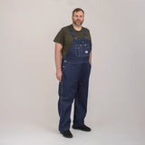 #966/#980 Made in USA Zipper Fly Blue Denim Bib Overalls