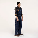 #966/#980 Made in USA Zipper Fly Blue Denim Bib Overalls