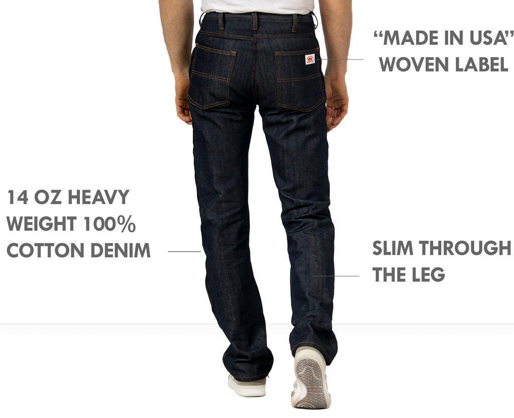 #182 American Made Jean Slim Fit 14 oz. Jean