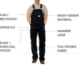 #383 Made in USA Heavy Duty Black Duck Bib Overalls