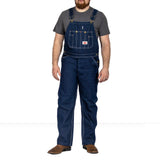 AMERICAN MADE #980 ZIPPER FLY MEN'S BIB OVERALLS MADE IN USA