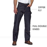 #3303 American Made Jean Double Front Carpenter Dungaree 14 oz.