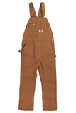#83 Made in USA Heavy Duty Brown Duck Bib Overalls