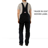 MADE IN USA #383 MEN'S BLACK DUCK BIB OVERALLS AMERICAN MADE