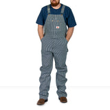 MADE IN USA #45 MEN'S HICKORY STRIPE DENIM BIB OVERALLS AMERICAN MADE