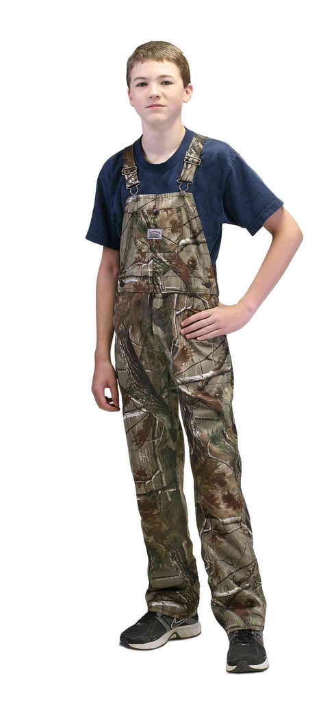 #179 Mossy Oak Break-Up Camo American Made Boys Overalls